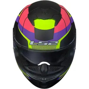 Capacete LS2 Stream 2 Road - Preto/Rosa Fosco