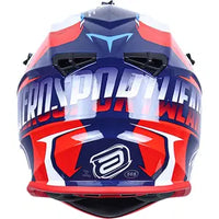 Capacete ASW R3 Evade - Azul/Vermelho/Branco