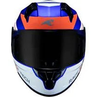 Capacete Race Tech Sector Exilio - Azul/Laranja Fosco